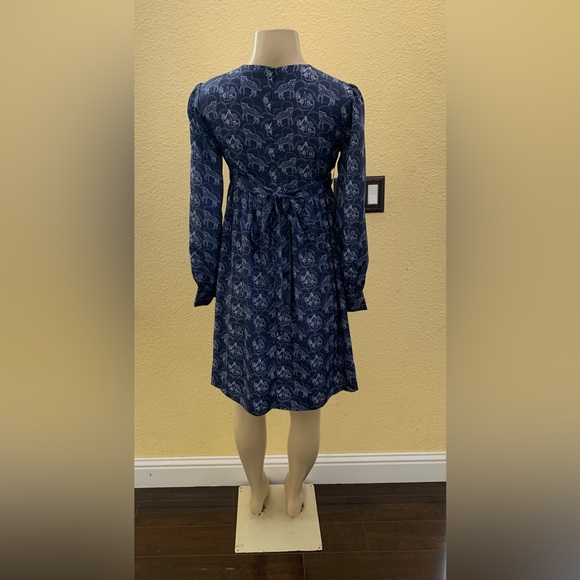 Family Affairs x UO Size Small Ariel Long Sleeve Baby Doll Dress With Belt - Picture 6 of 12